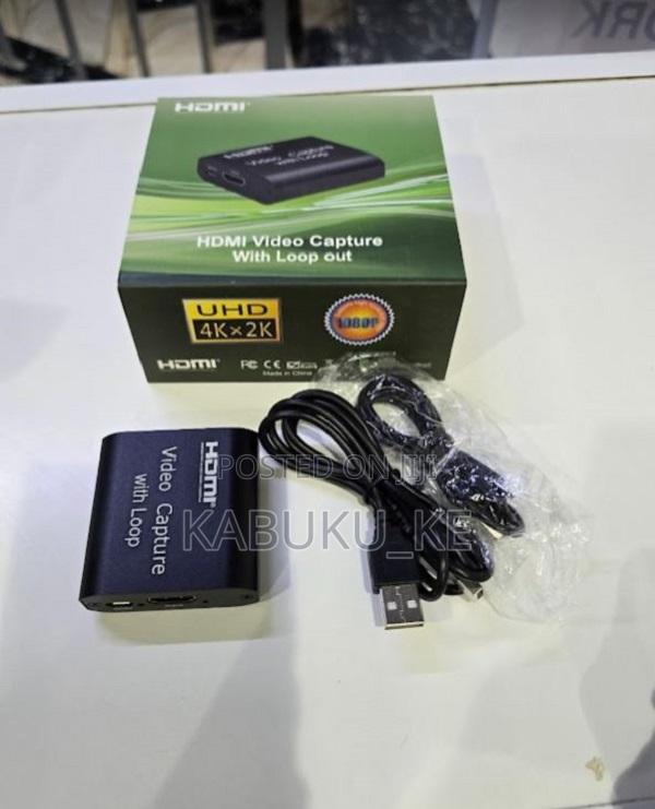 Hdmi Capture Device With Loop Out, Hd 1080p 60fps