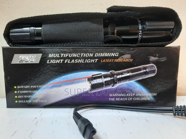 Torch 288.Laser New Tactical Shock Flashlight.Rechargeable