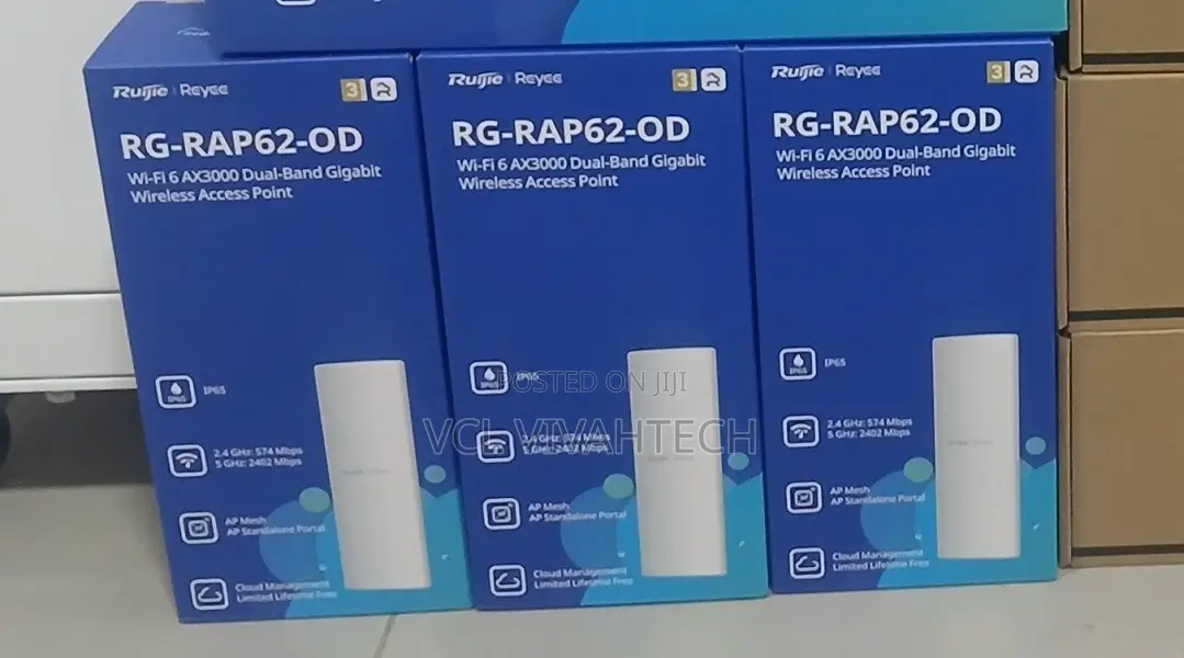 Ruijie Rg-Rap62-Od, Ax3000 Wi-Fi 6 Indoor/Outdoor