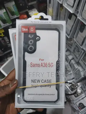 Samsung Galaxy A36 5g Transparent Black Shockproof Camera Pr