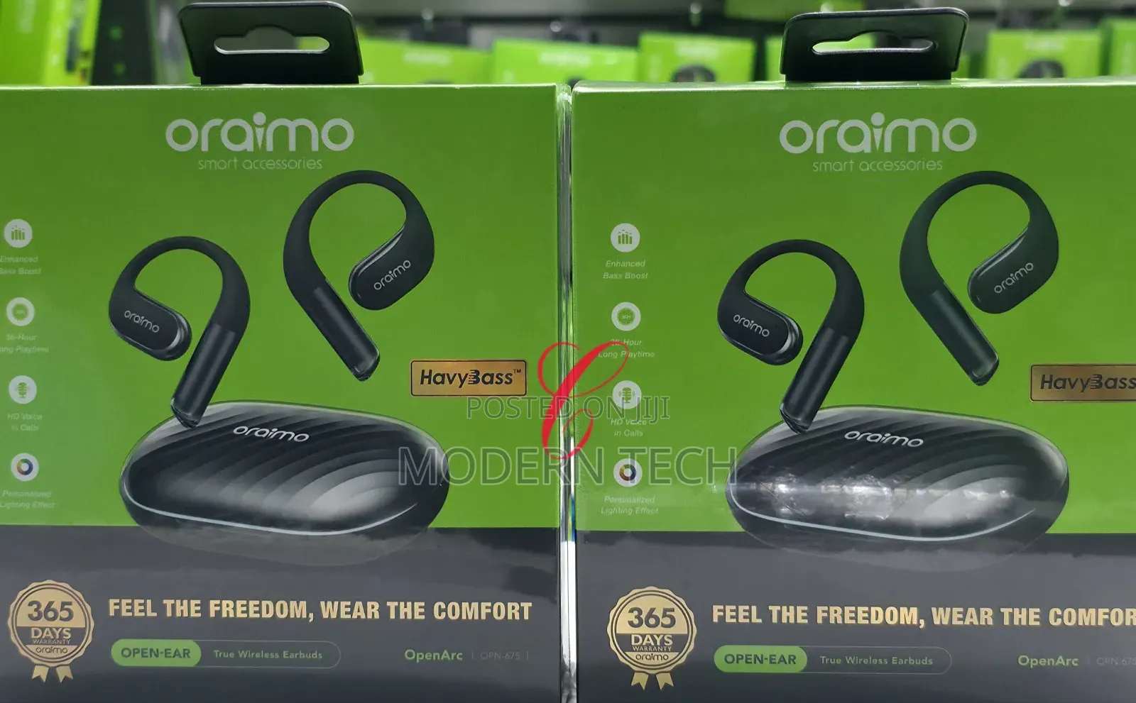 Oraimo Openarc Open-Ear Wireless Earphones