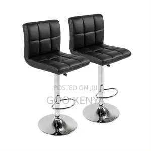 Home Chairs ; Adjustable High Middle Back Bar Stool Chair