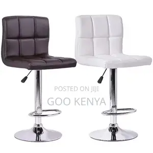 Home Chairs ; Adjustable High Middle Back Bar Stool Chair