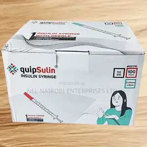 Quipsulin Insulin Syringe 1ml 31g (0.25mm X 6mm) (100s)