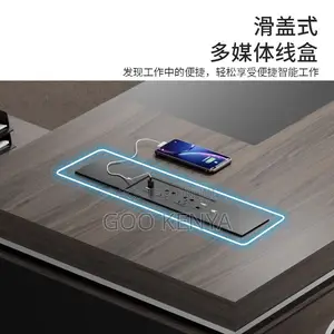 Office Desk ; Luxury Modern Boss Manager Shaped Modul Desk