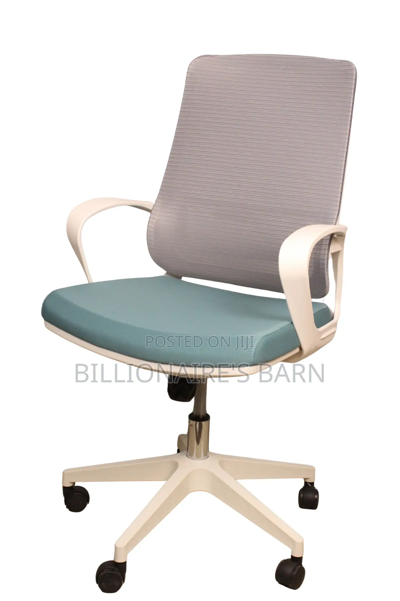 Office Chair Smooth-Glide Casters White