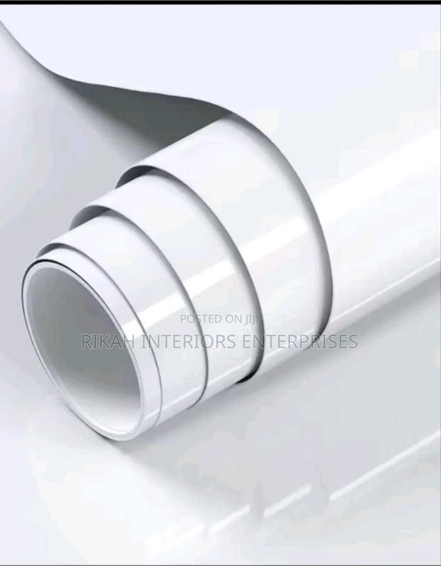 Shinny Glossy White Contact Papers