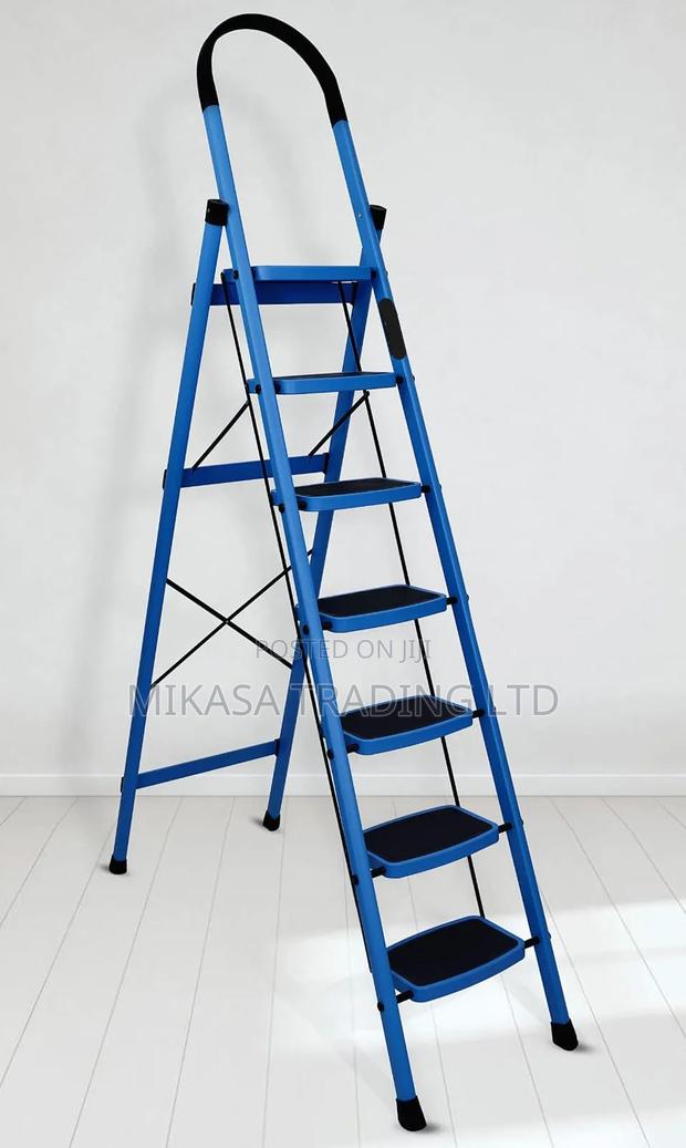 Toller Foldable Steel Ladder 7 Step - main view