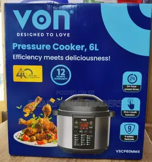 *Von Electric Pressure Cooker 6litres^ 