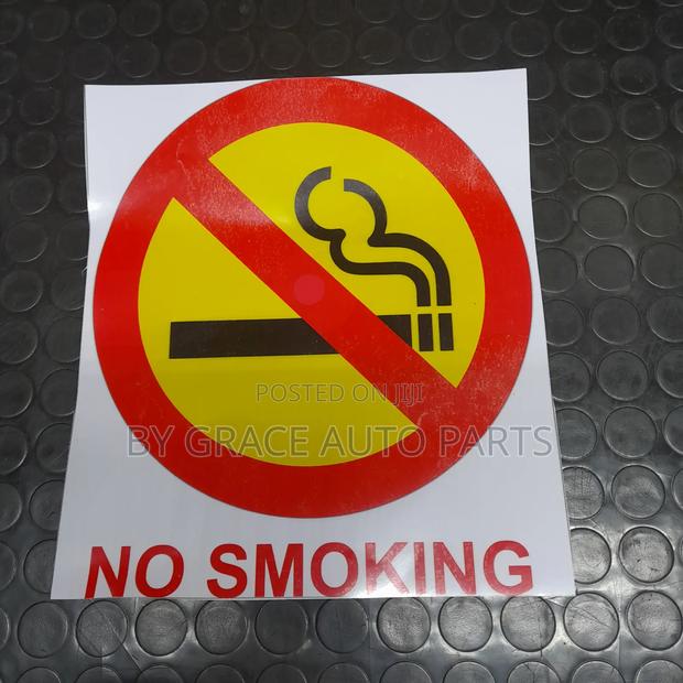 Adhesive No Smoking Body Sticker.