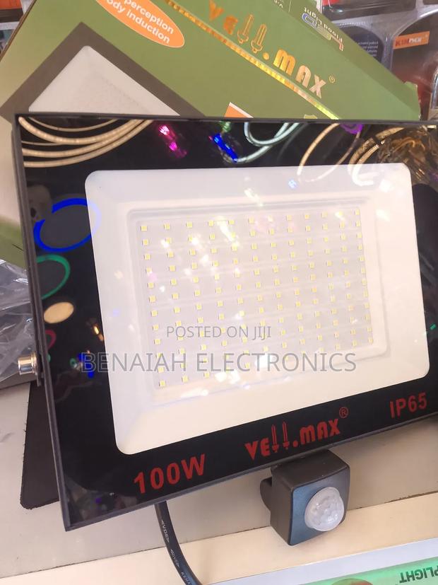 Floodlight With Motion Sensor,Vellmax 100watts - main view