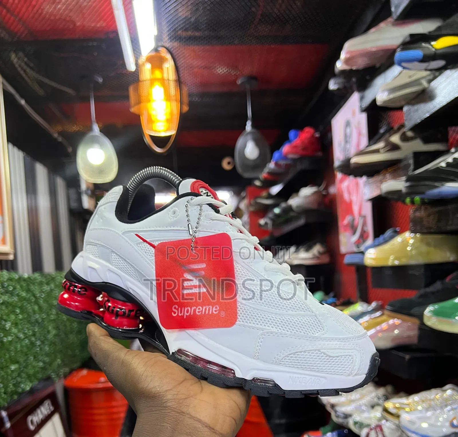 Nike Shox Grey* *White Supreme