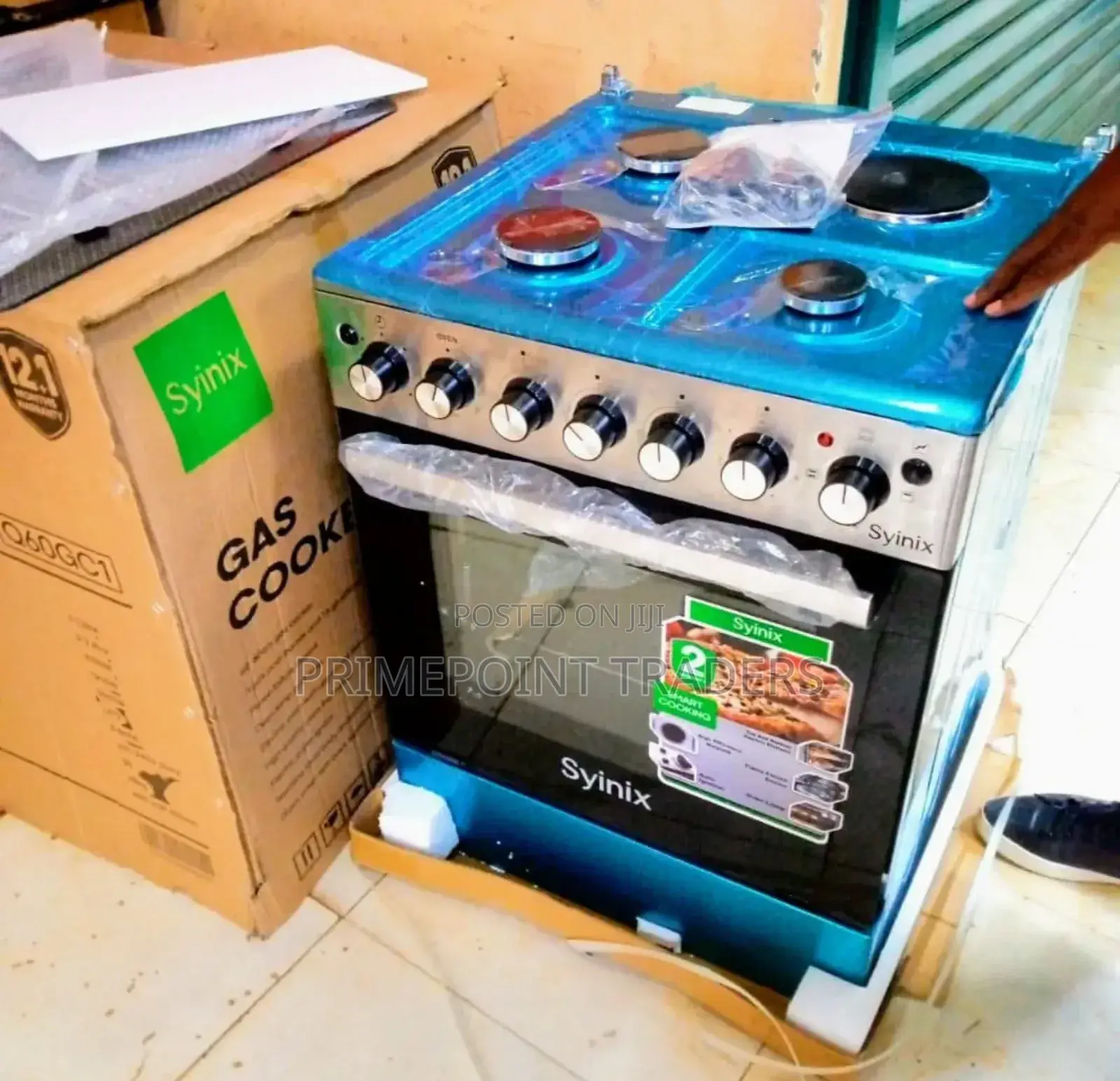 Syinix 60by 60 3+1 With Electric Oven ^