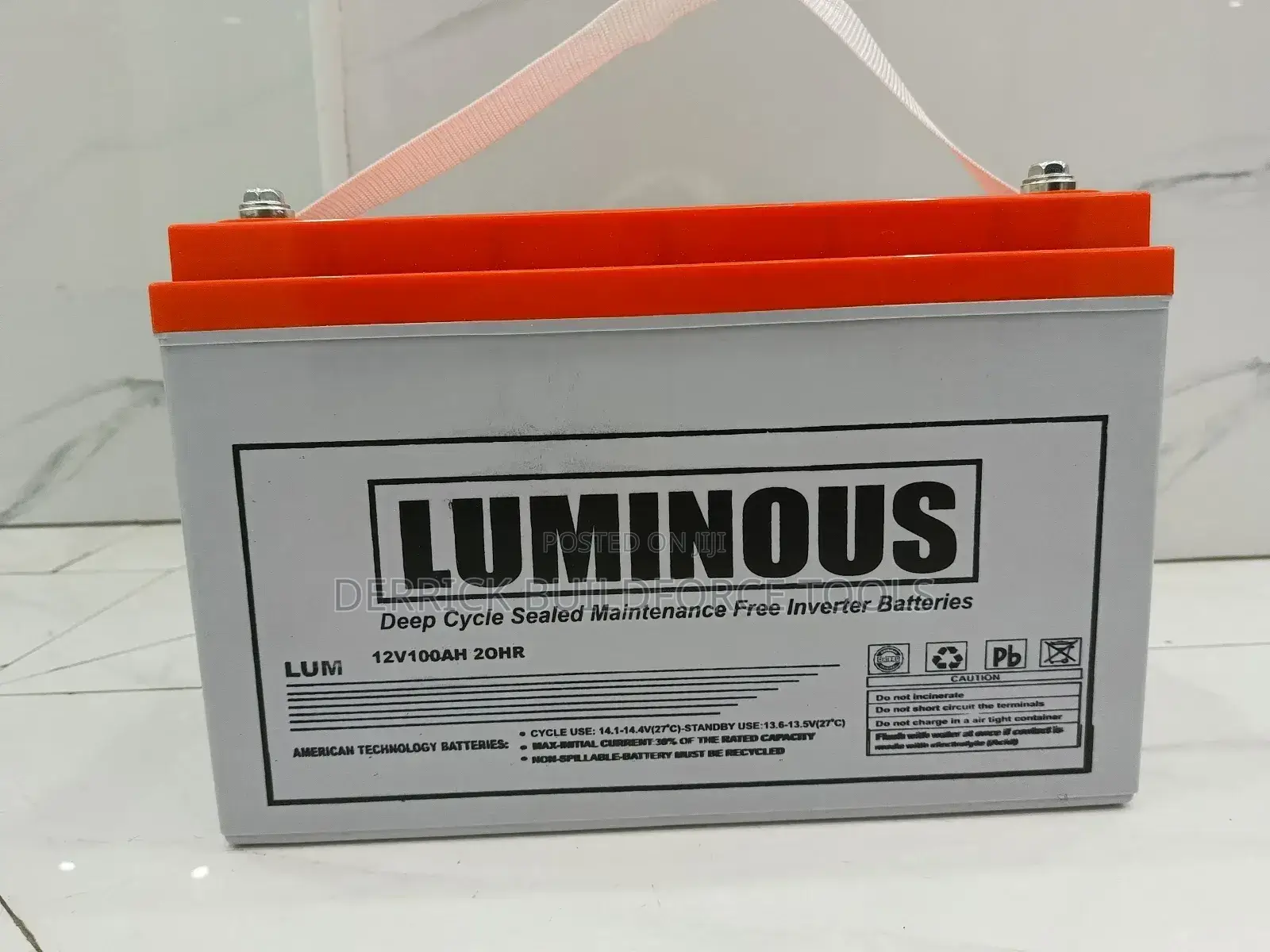 Luminous 100ah 12v Solar Battery