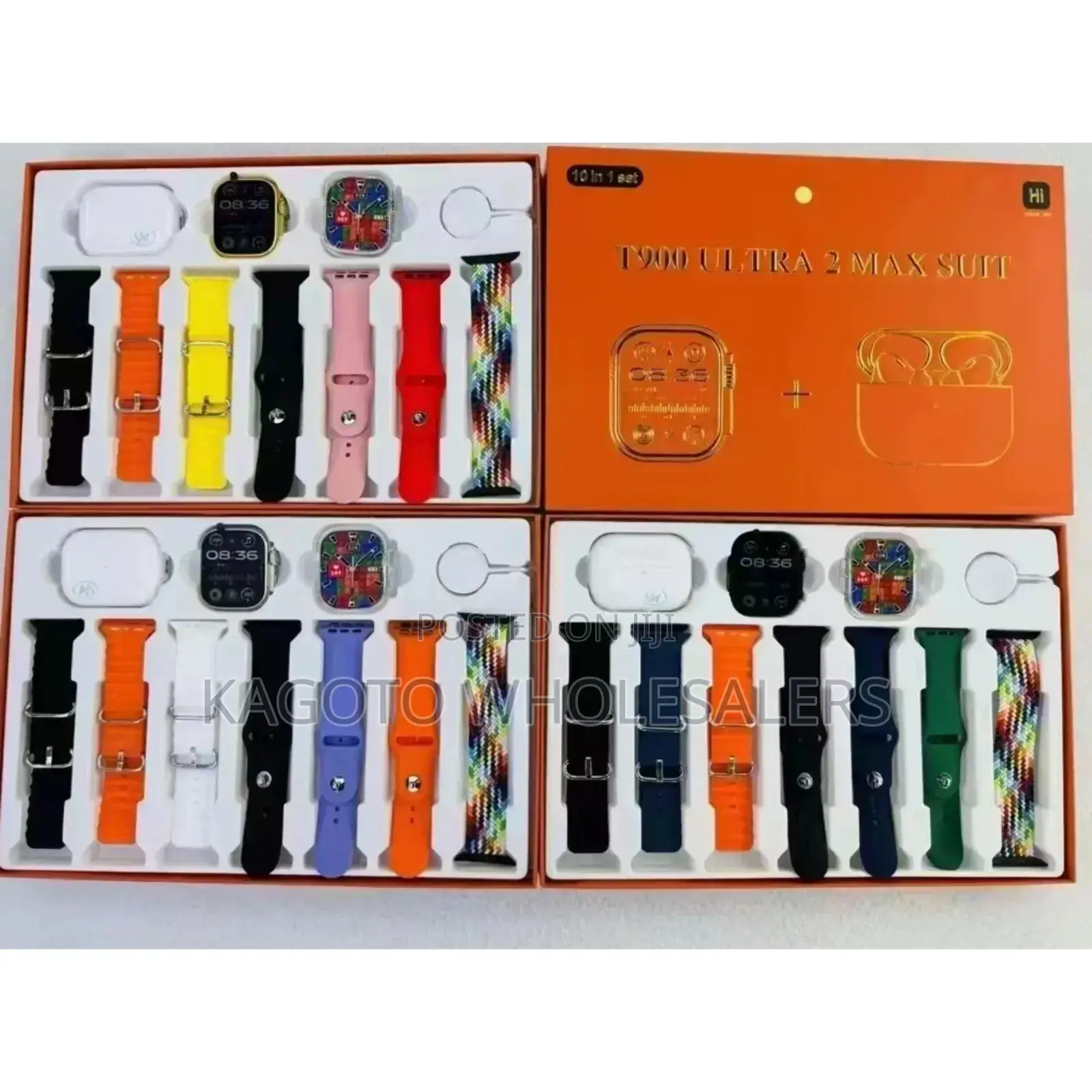 T900 Ulra2 7 in 1 Straps Smart Watch