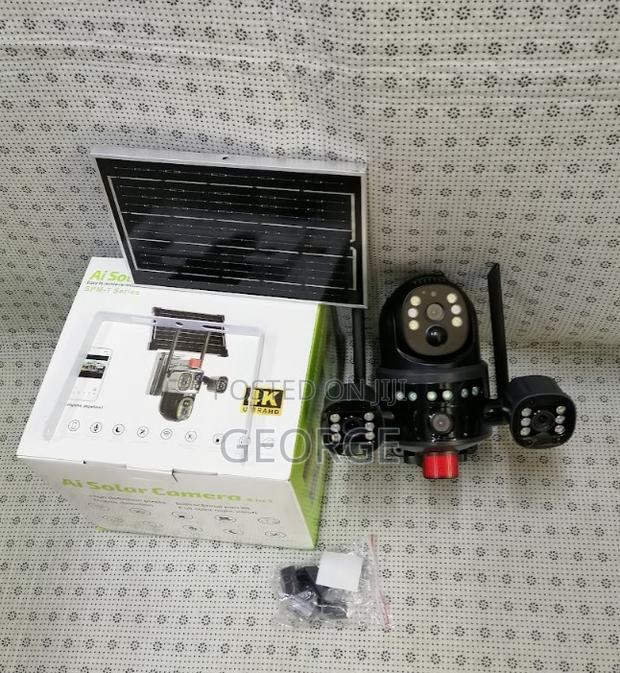 High Definition 4g Simcard PTZ Ai Humanoid Solar Camera - main view