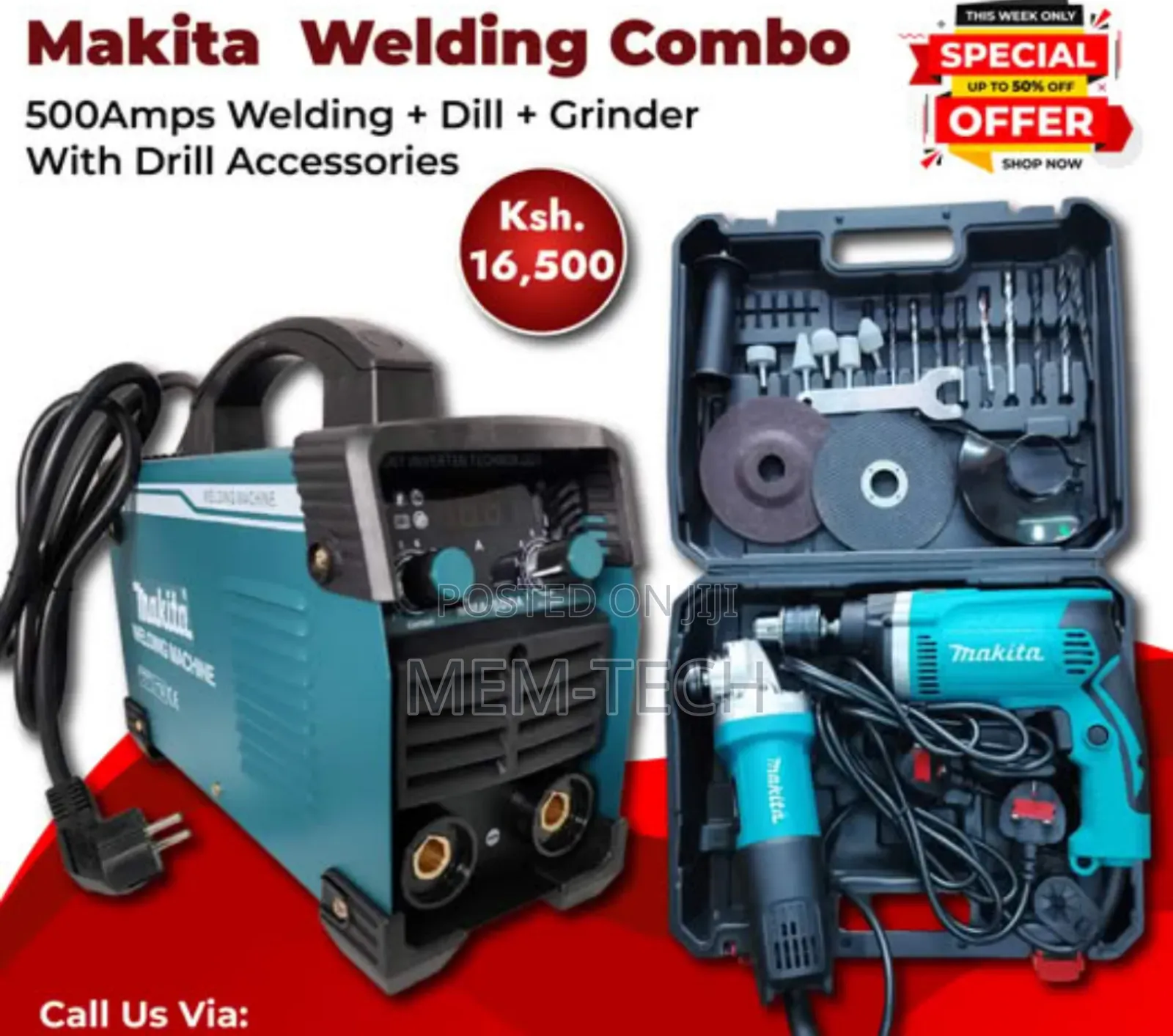 Makita Welding Combo/Makita Grinder+Makita Drill+Grinder
