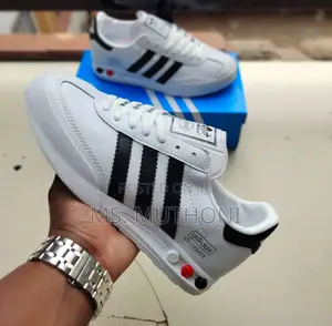 Adidas Keller Super White /Black Size 40-45
