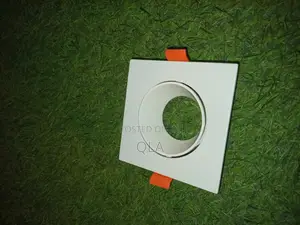 Recessed Single Square Ring for Gu10.White.