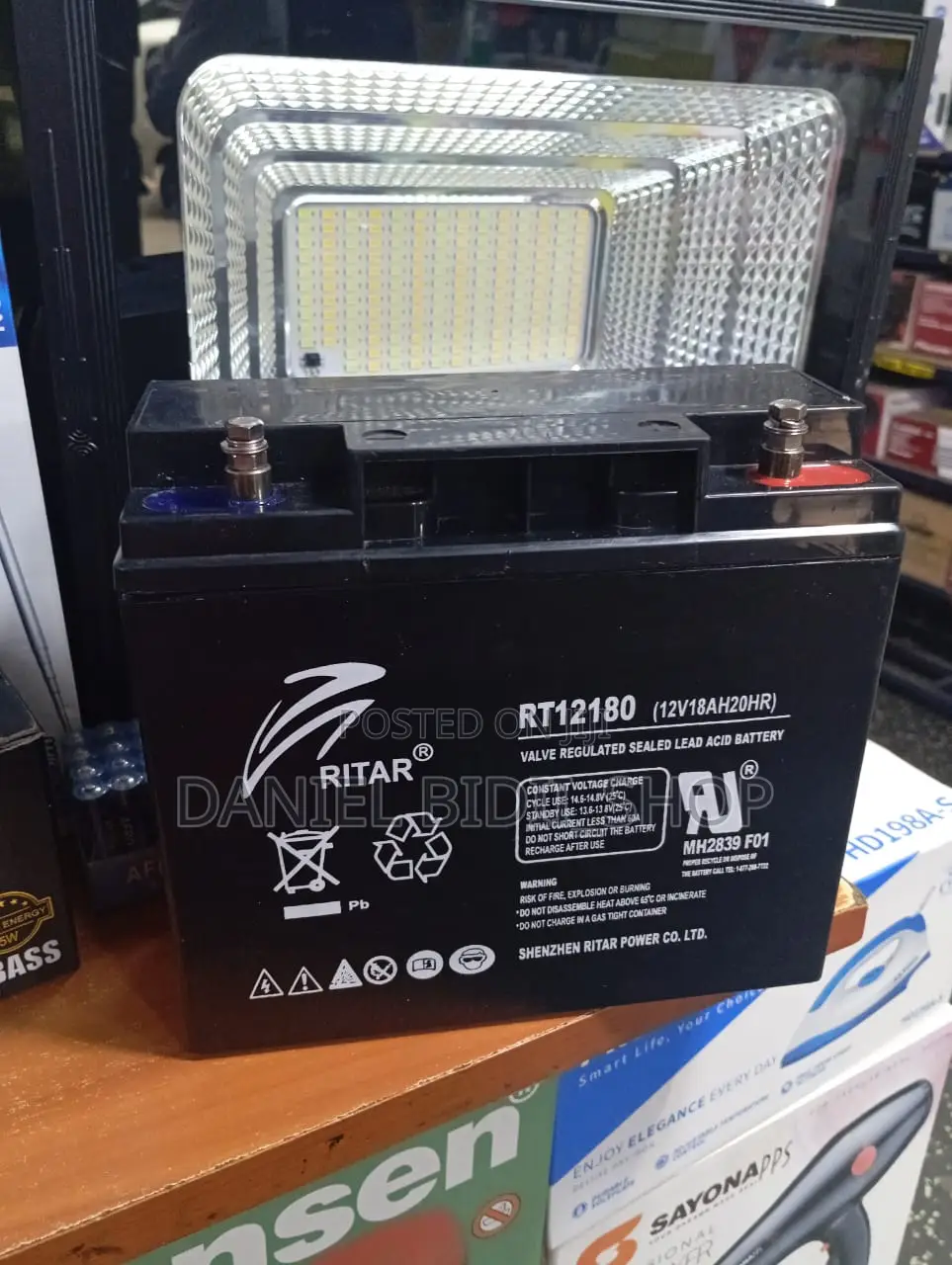 Ritar Rt1218 Valve Regulated Battery 18ah