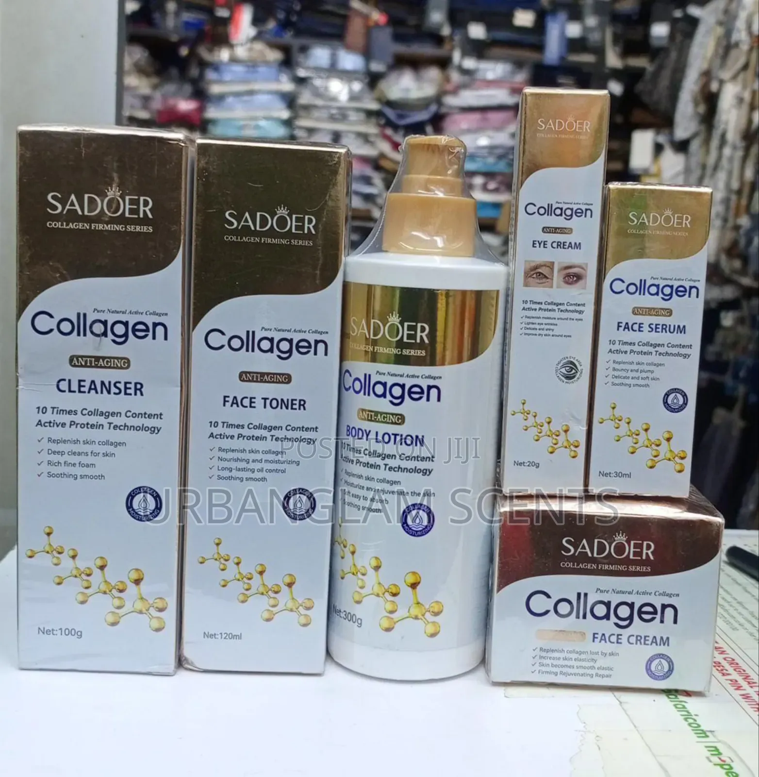 6in1 Sadoer Collagen Skincare Set