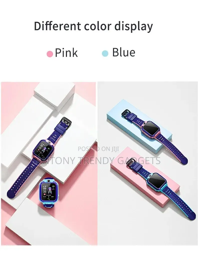 Q12 Kids Smart Watch With Waterproof Sos & Tracker