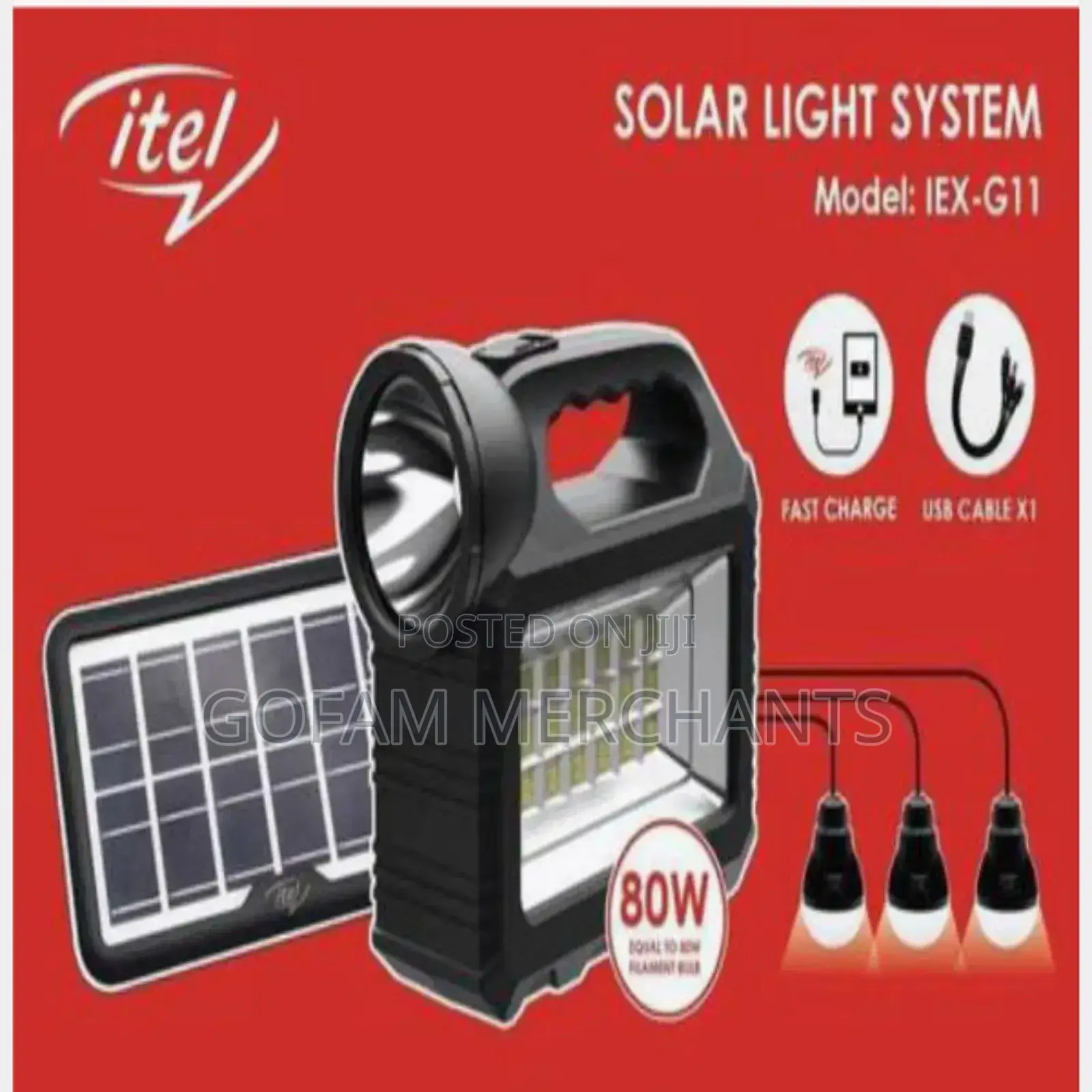 Itel 80w Home Lighting System