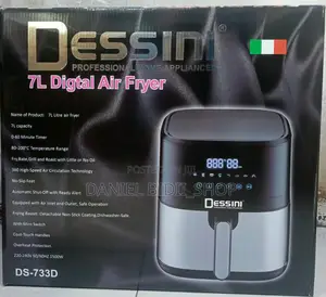 Digital Air Fryer 7 Liters Dessini