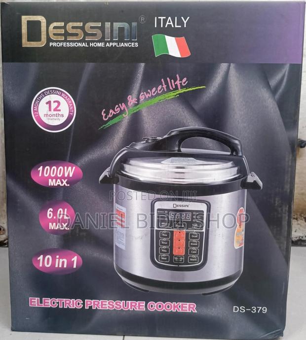 Electric Pressure Cooker 10 In 1 6litres 1000watts Dessini