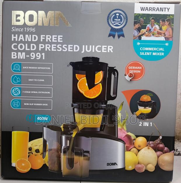 Hand Free Cold Pressed Juicer 400w 2 In 1 - main view