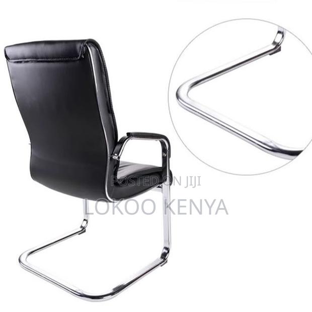 Office Chair : Luxe Office Leather Side Seat - thumbnail 2