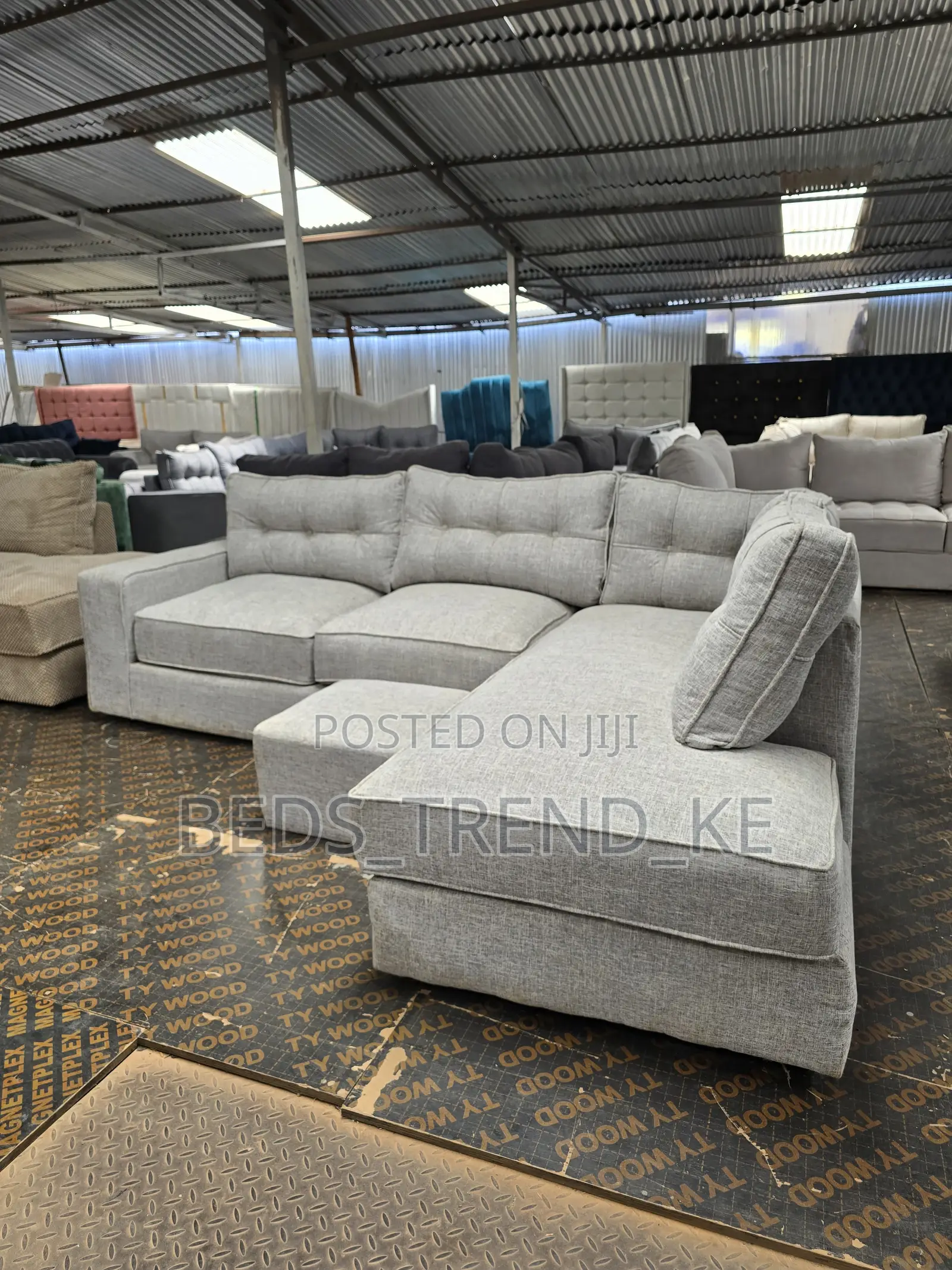 Modern Classic 6 Seater L Sofa