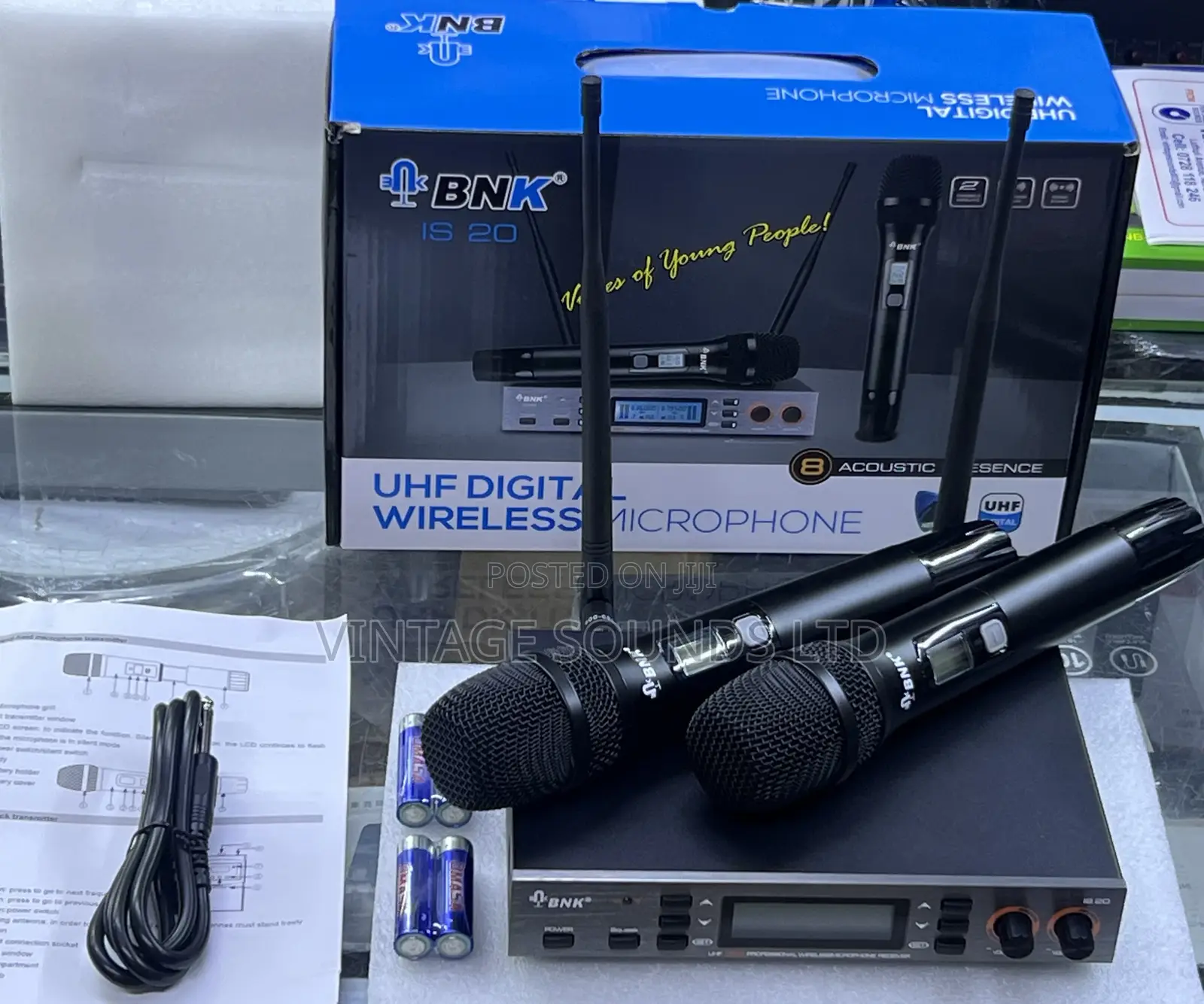 BNK Is20 Dual Wireless Microphone System