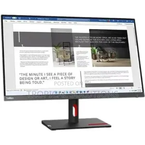 Lenovo Think Vision S27i-30 27" FHD Monitor Black Lenovo