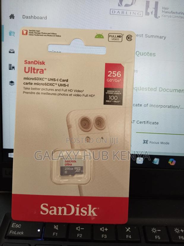 Sandisk 256gb Ultra Microsdxc Uhs-I Memory Card