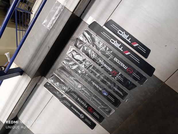 Branded Carbon Door Side Step Stickers (4pcs)