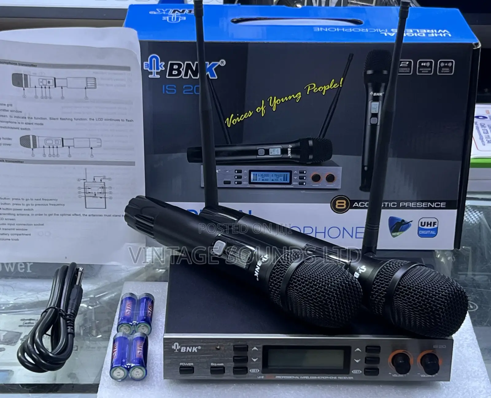 BNK Is20 Wireless Microphone System ( 2 Channels)