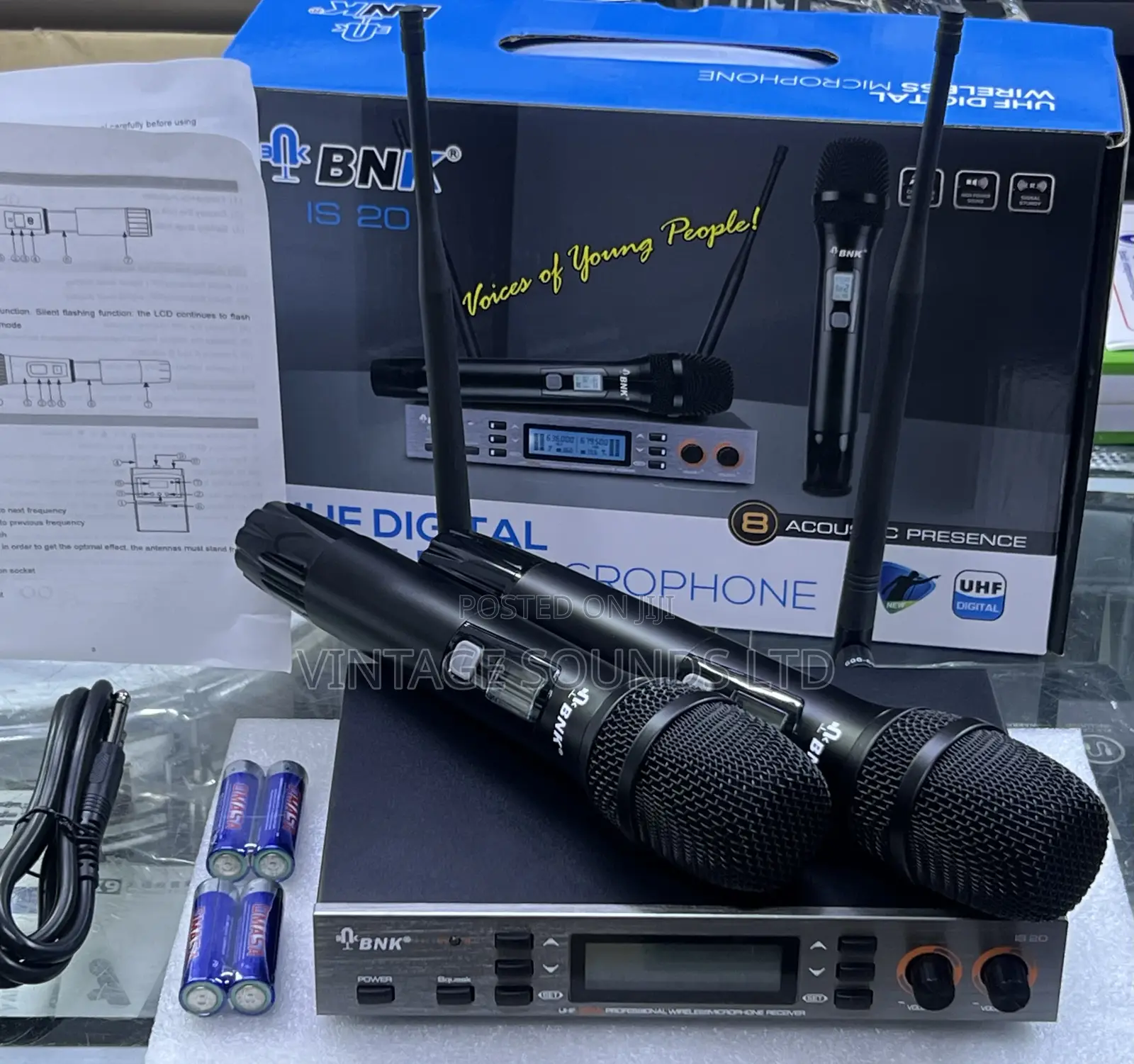 BNK Is20 Uhf Wireless Microphone System