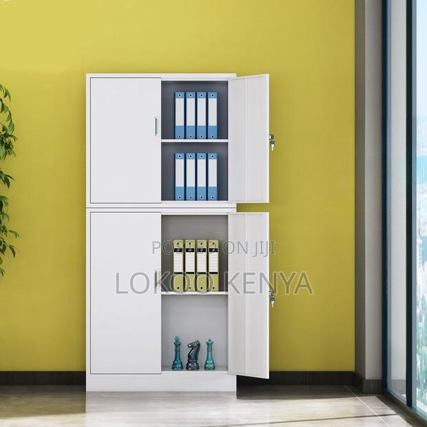Office Cabinet : Classic Four-Door Office Cupboard