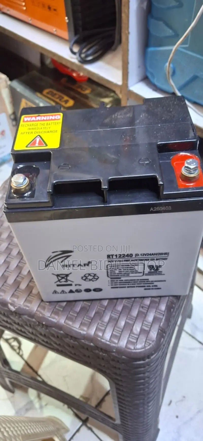 Ritar Deep Cycle Battery Gel 24ah 12v
