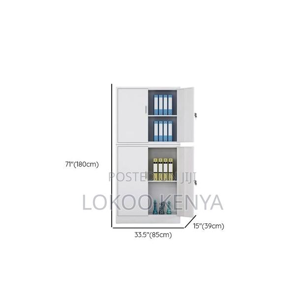 Office Cabinet : Classic Four-Door Office Cupboard - thumbnail 2