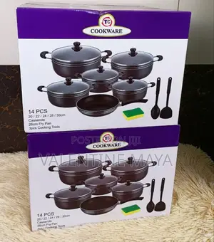 Original Tc 14pc Nonstick Cookware✓