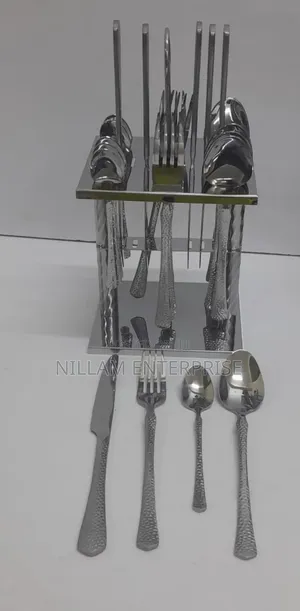 25 PCS Dining Glister Astrid Cutlery Set With Stand