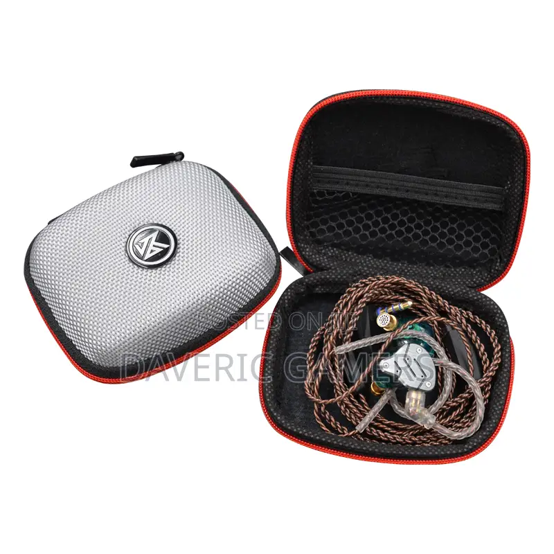 Kz Earphone Case – Portable Eva Zipper Headset Storage Box