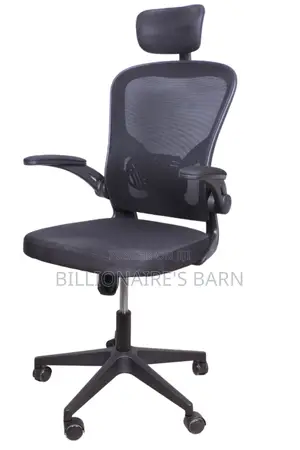 Office Chair; High-Back Ergonomic Seating Chair Black