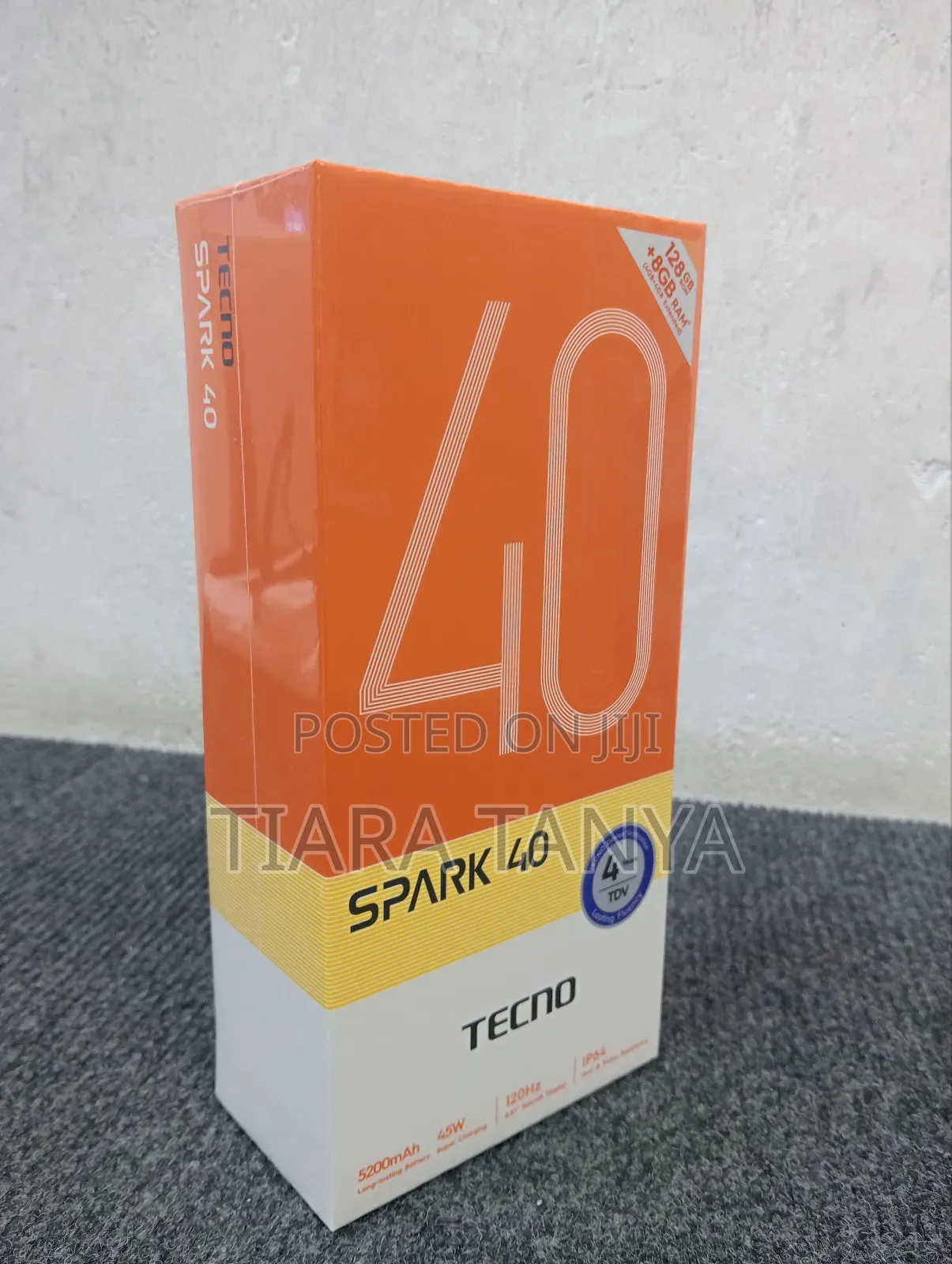 New Tecno Spark 40 128 GB Black