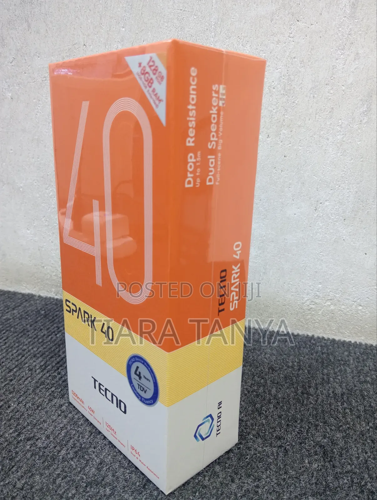 New Tecno Spark 40 128 GB Black