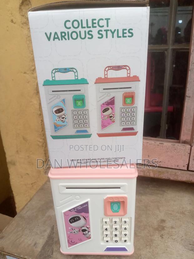 Electronic Kids Saving Box With Finger Print Sensor