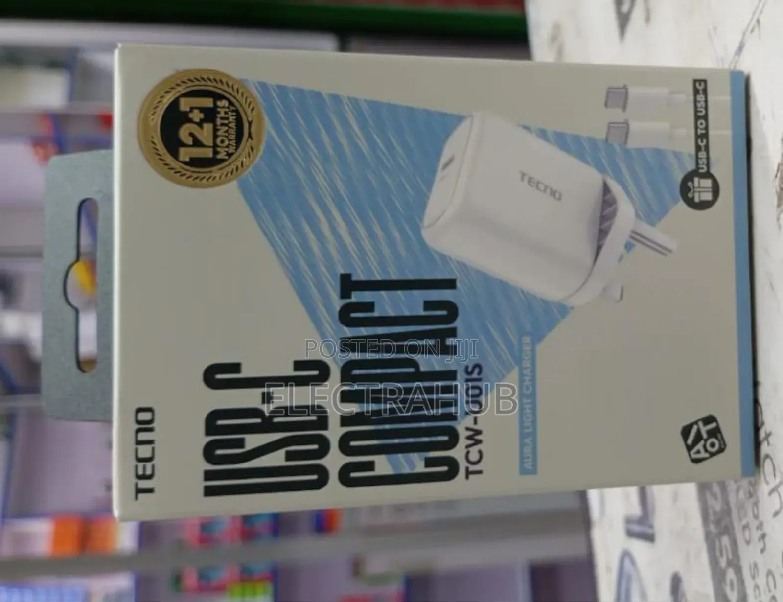 Tecno Adapter Type Usb C-C Brand New Sealed