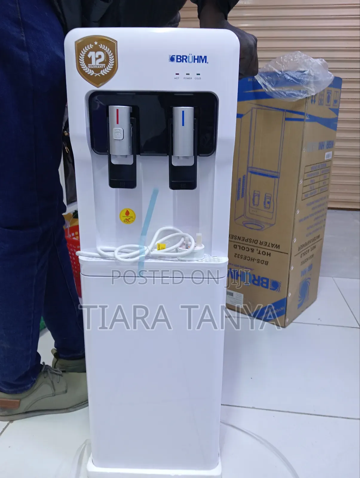 Bruhm Hot and Cold Water Dispenser BDS Hce532 White